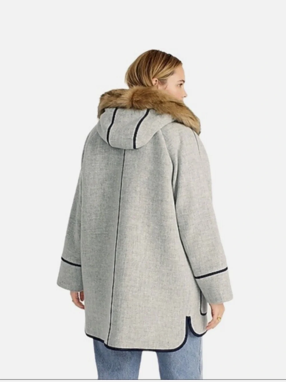 J. Crew Summit Parka in Italian Stadium Cloth Wool - Picture 6 of 7